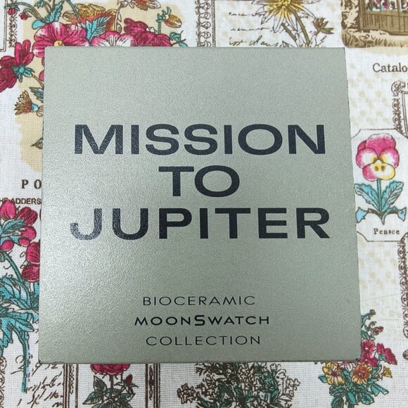 👑POSH NWT Swatch X Omega Bioceramic Moonswatch Mission To Jupiter Watch - Picture 5 of 5